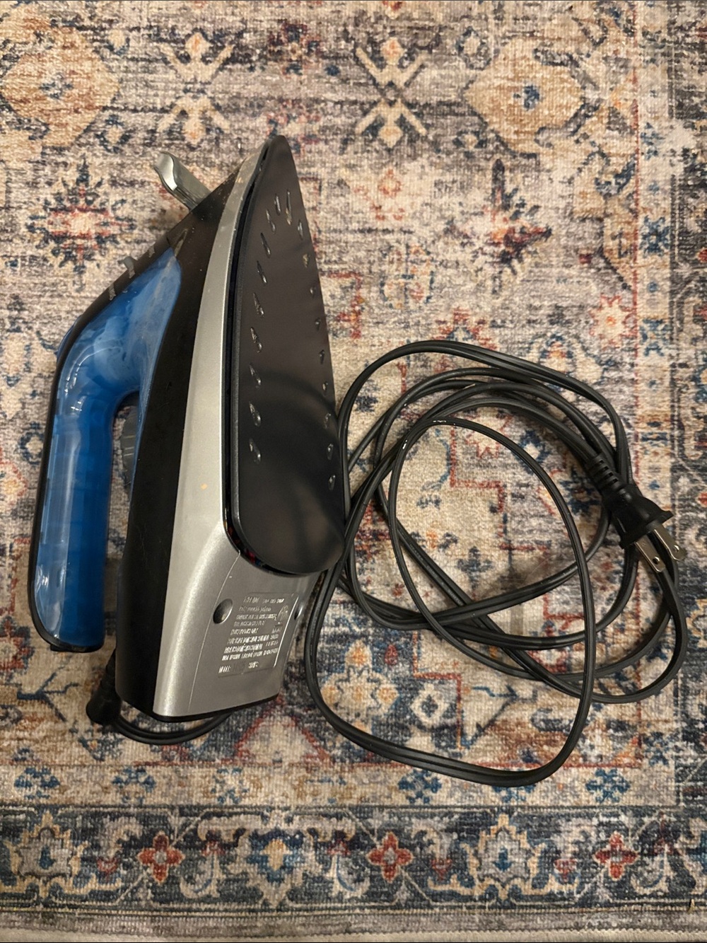 Hamilton Beach Blue and Silver Steam Iron